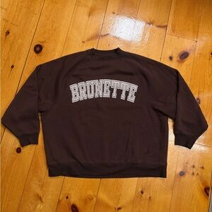 Brunette The Label Crewneck